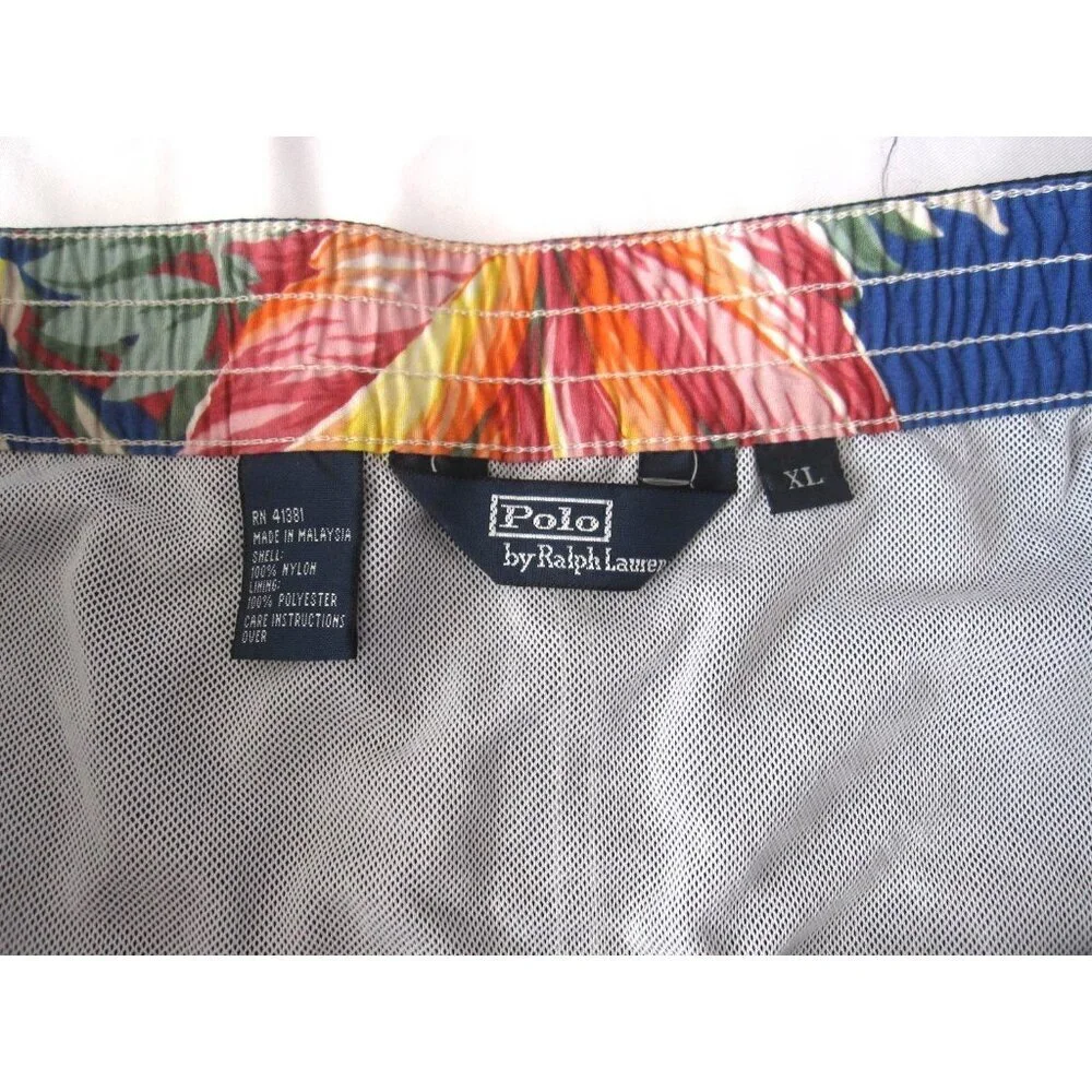 Polo‎ Ralph Lauren Swim Trunks Men Classic Relaxed Fit Casual Sz XL (MP510)